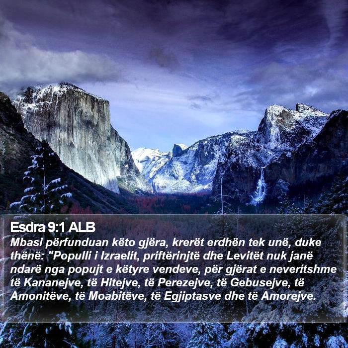 Esdra 9:1 ALB Bible Study