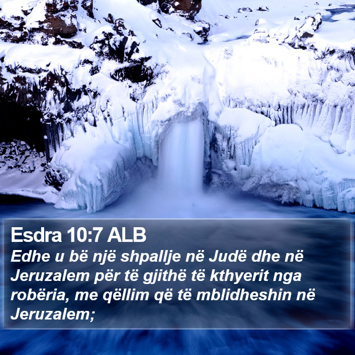 Esdra 10:7 ALB Bible Study