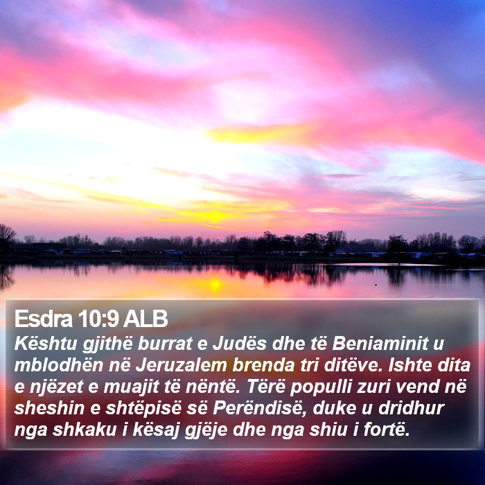 Esdra 10:9 ALB Bible Study