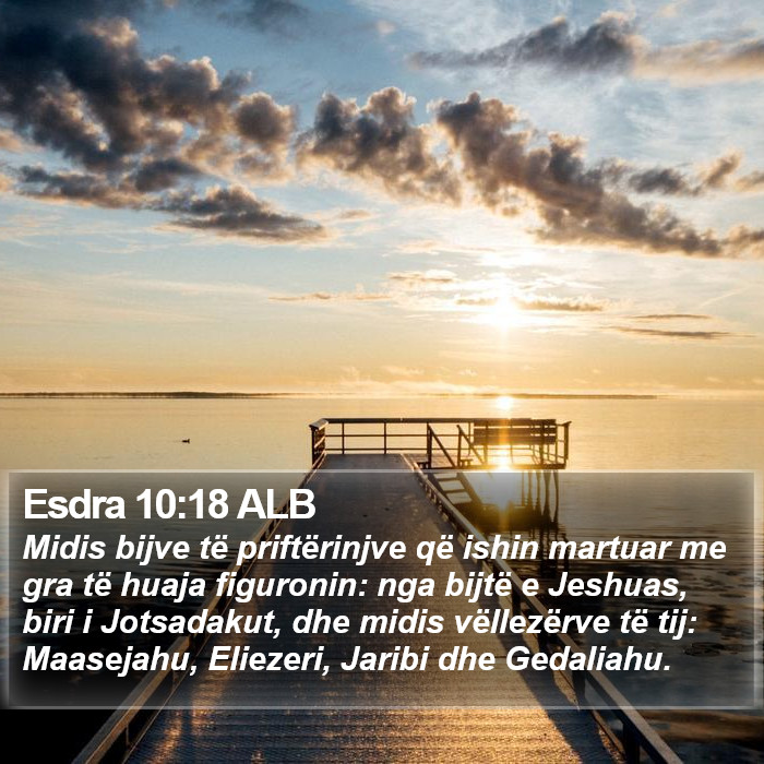 Esdra 10:18 ALB Bible Study