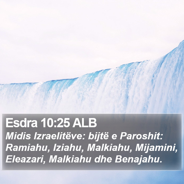 Esdra 10:25 ALB Bible Study