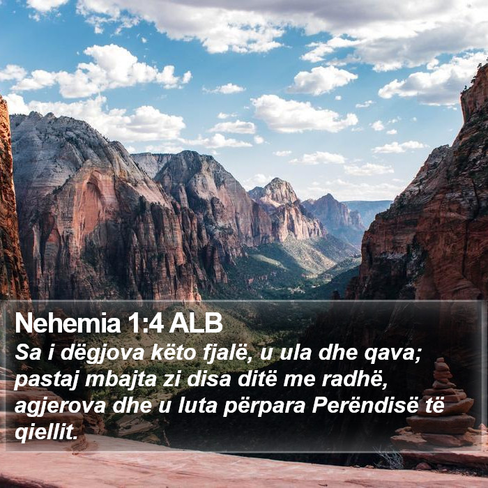 Nehemia 1:4 ALB Bible Study