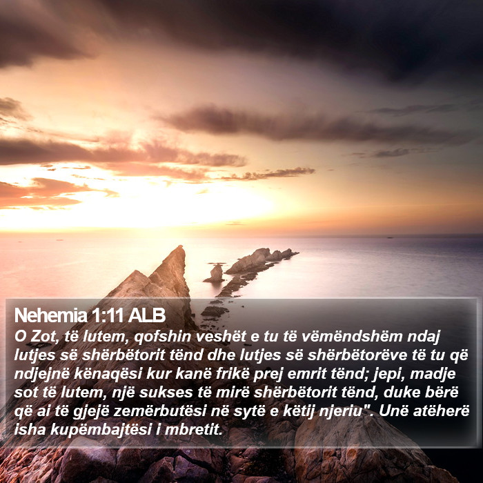 Nehemia 1:11 ALB Bible Study