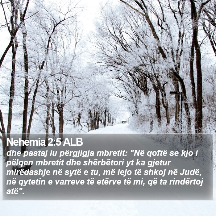 Nehemia 2:5 ALB Bible Study