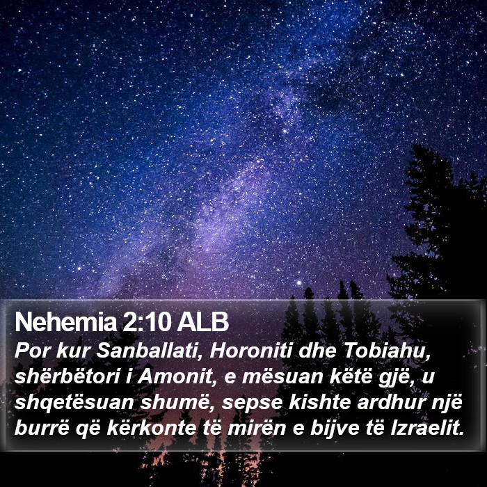 Nehemia 2:10 ALB Bible Study