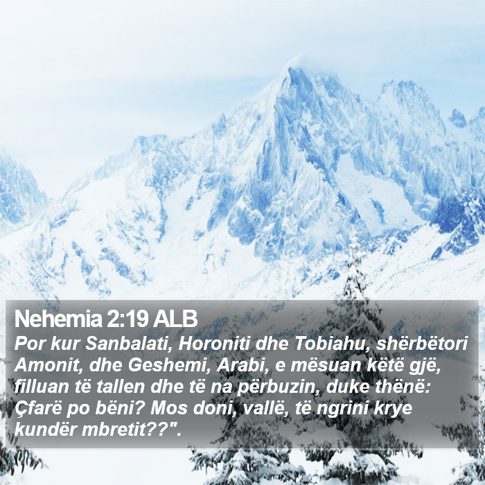 Nehemia 2:19 ALB Bible Study