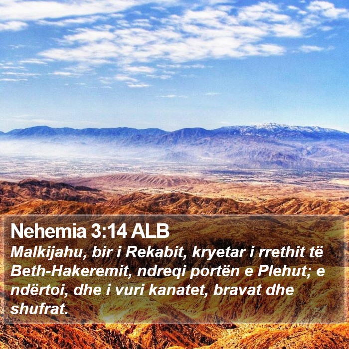 Nehemia 3:14 ALB Bible Study