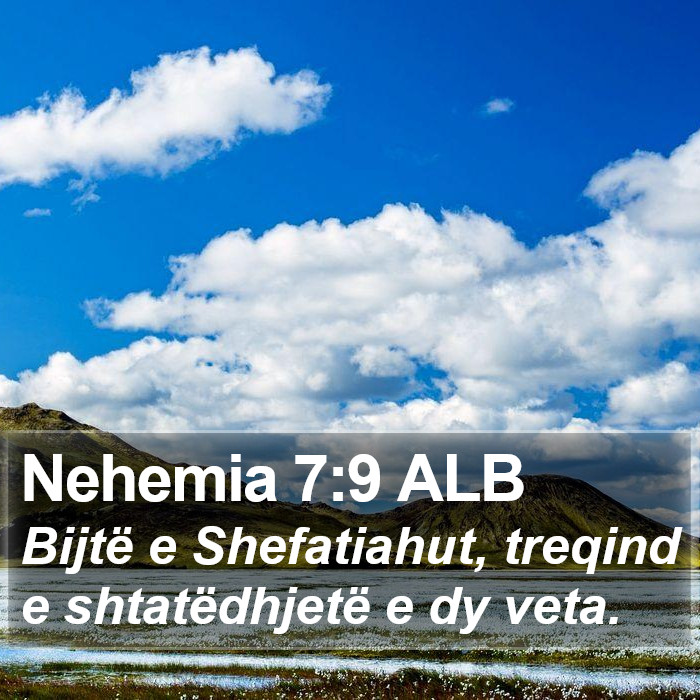 Nehemia 7:9 ALB Bible Study