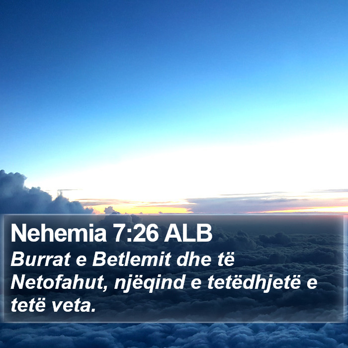 Nehemia 7:26 ALB Bible Study
