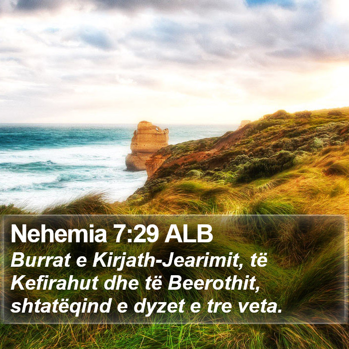 Nehemia 7:29 ALB Bible Study
