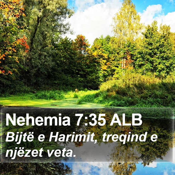 Nehemia 7:35 ALB Bible Study