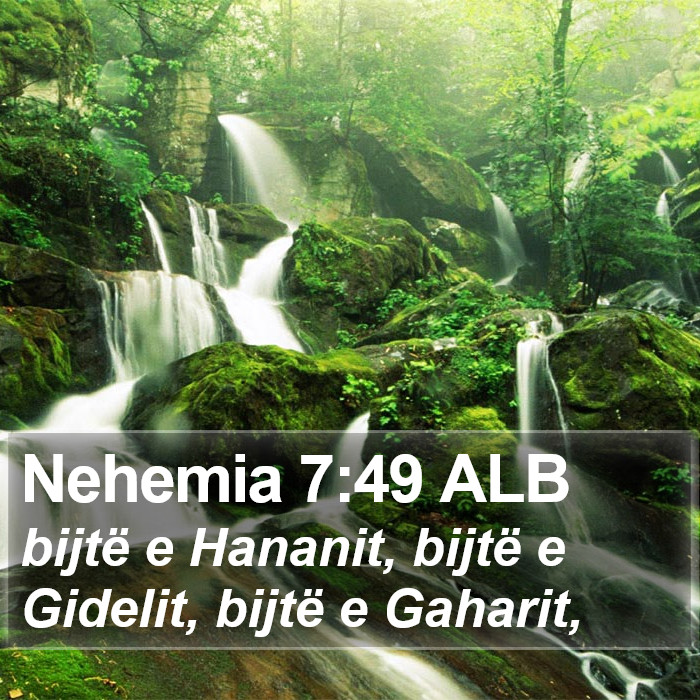 Nehemia 7:49 ALB Bible Study