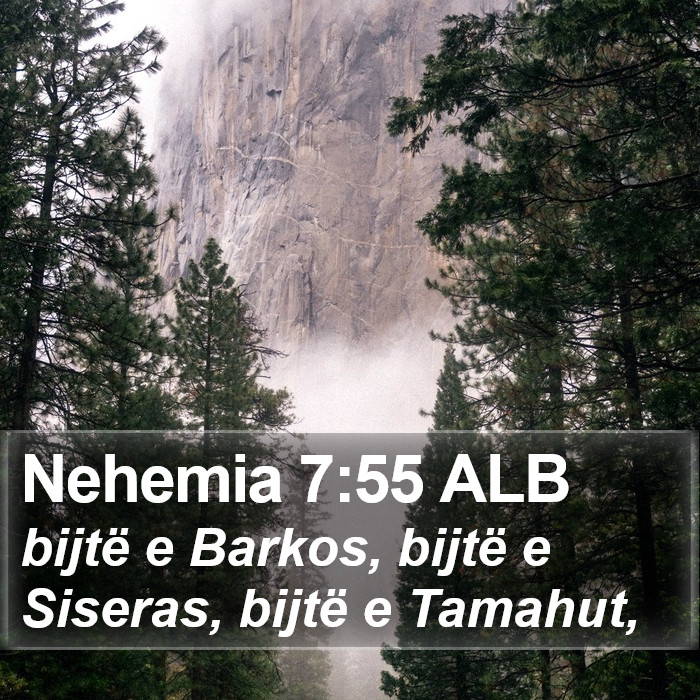 Nehemia 7:55 ALB Bible Study