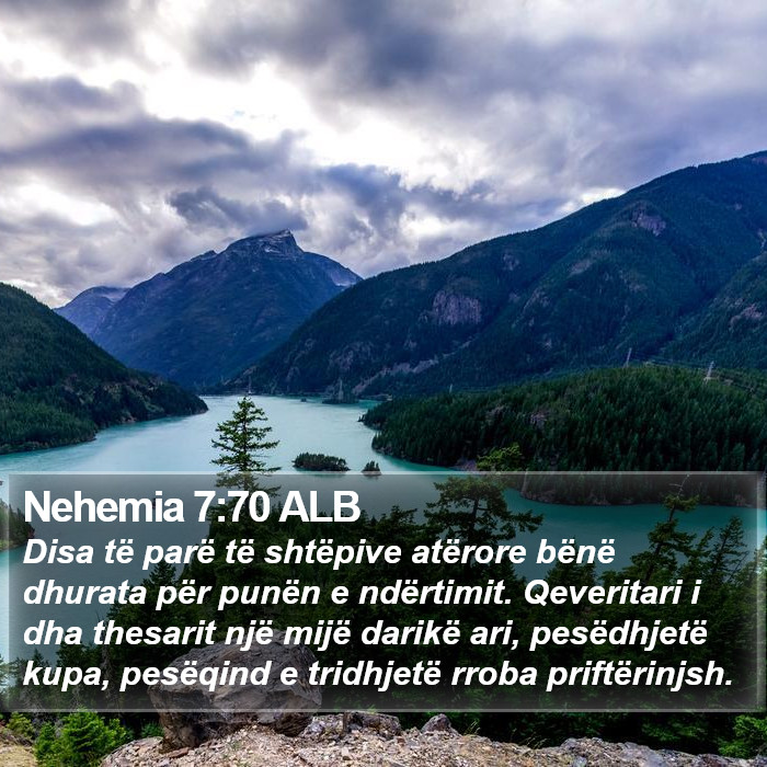 Nehemia 7:70 ALB Bible Study