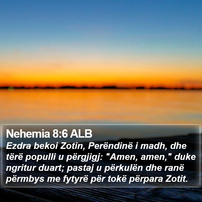 Nehemia 8:6 ALB Bible Study