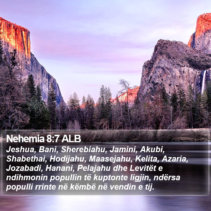 Nehemia 8:7 ALB Bible Study