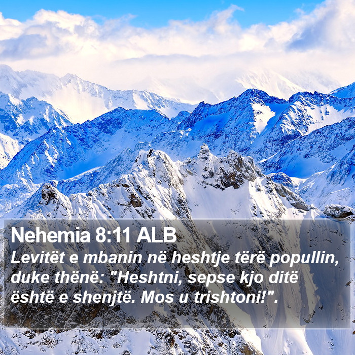 Nehemia 8:11 ALB Bible Study