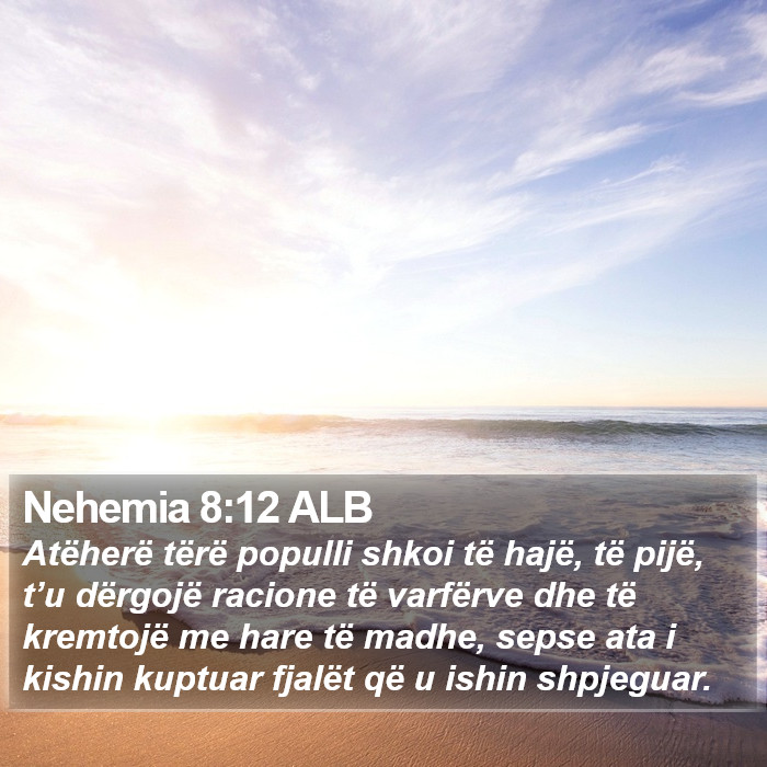 Nehemia 8:12 ALB Bible Study