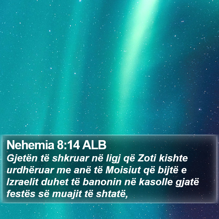 Nehemia 8:14 ALB Bible Study