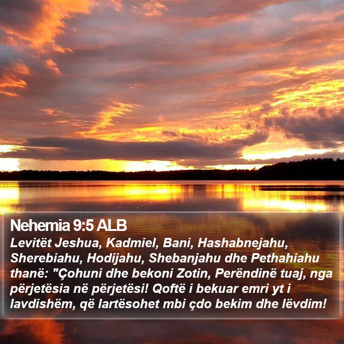 Nehemia 9:5 ALB Bible Study