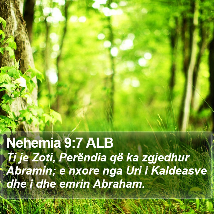 Nehemia 9:7 ALB Bible Study