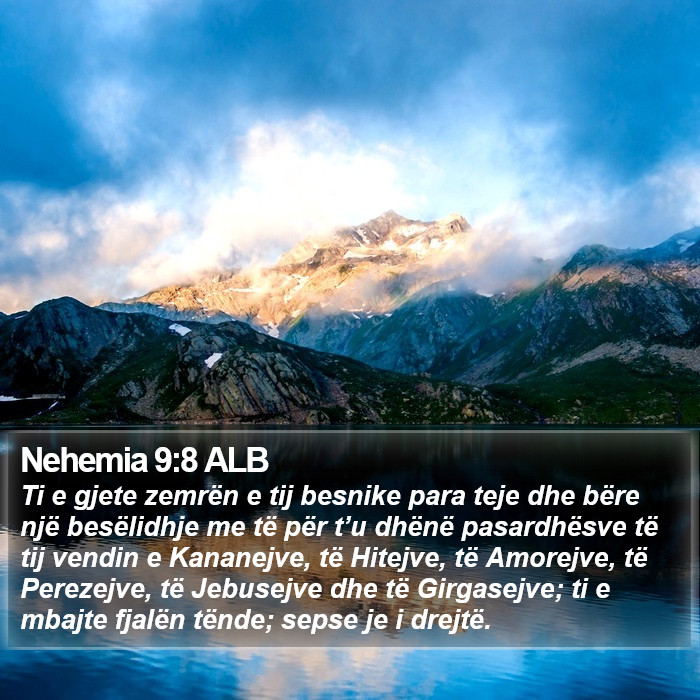 Nehemia 9:8 ALB Bible Study