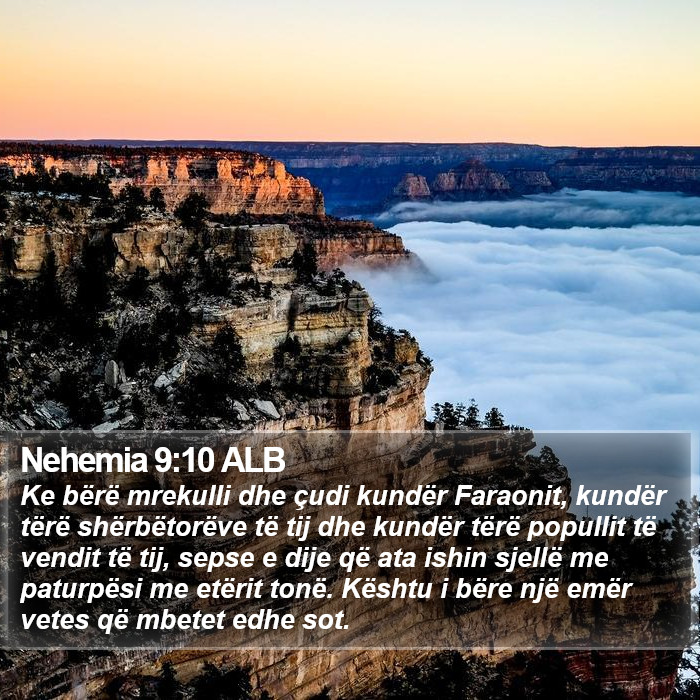 Nehemia 9:10 ALB Bible Study