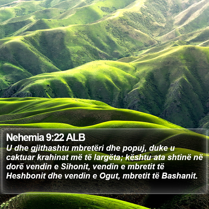 Nehemia 9:22 ALB Bible Study