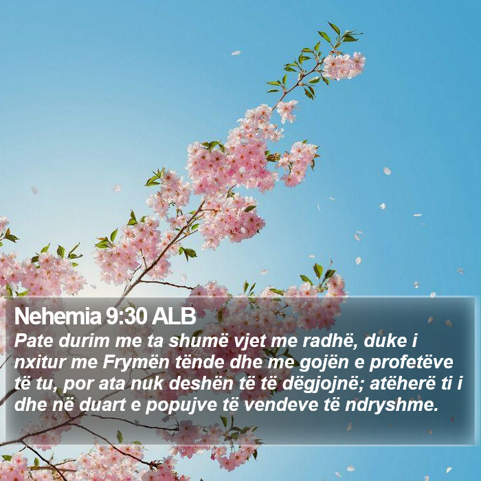 Nehemia 9:30 ALB Bible Study