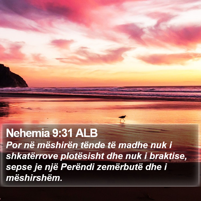 Nehemia 9:31 ALB Bible Study