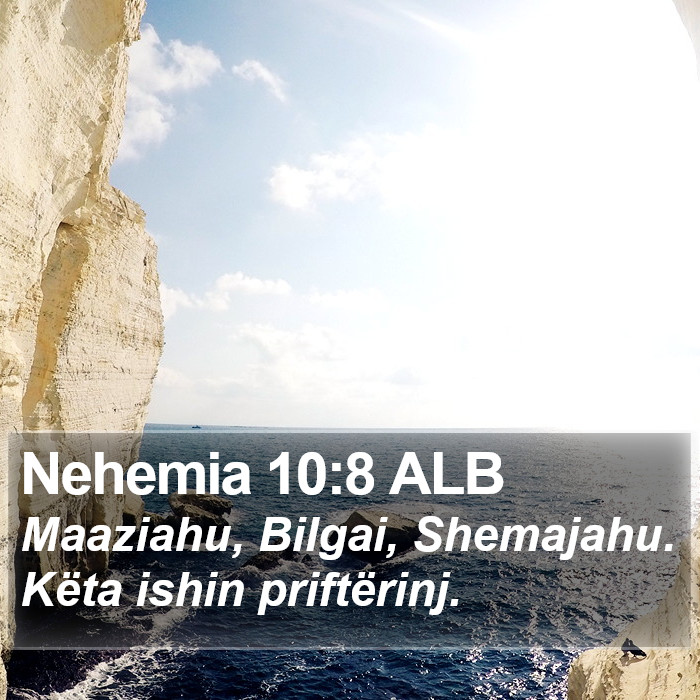 Nehemia 10:8 ALB Bible Study