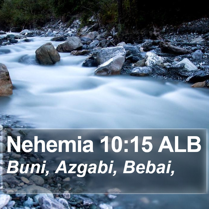 Nehemia 10:15 ALB Bible Study