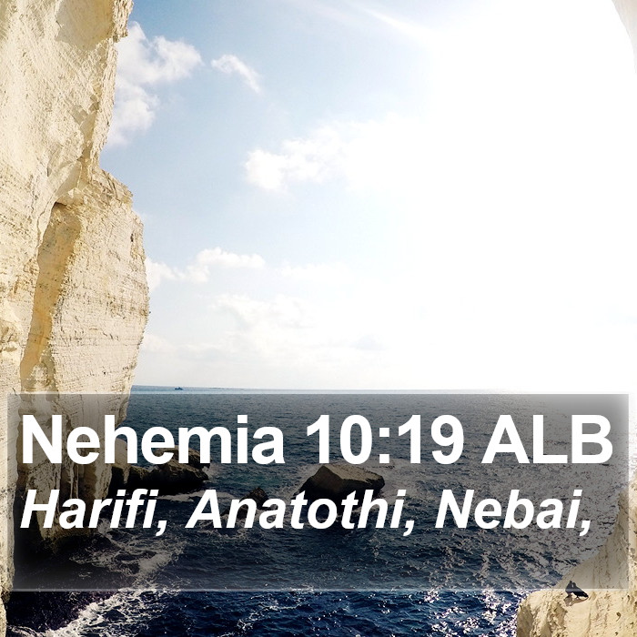 Nehemia 10:19 ALB Bible Study