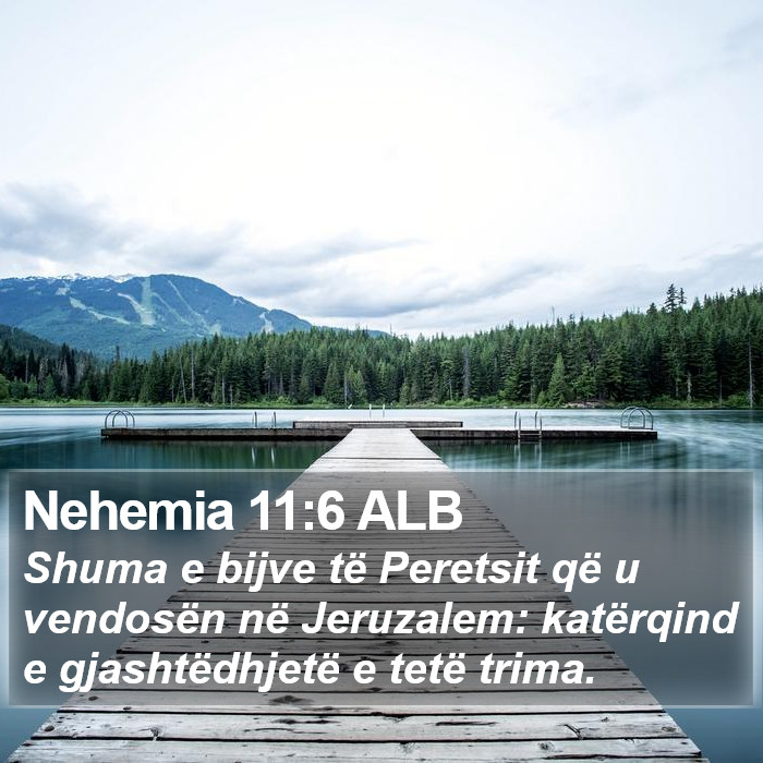 Nehemia 11:6 ALB Bible Study