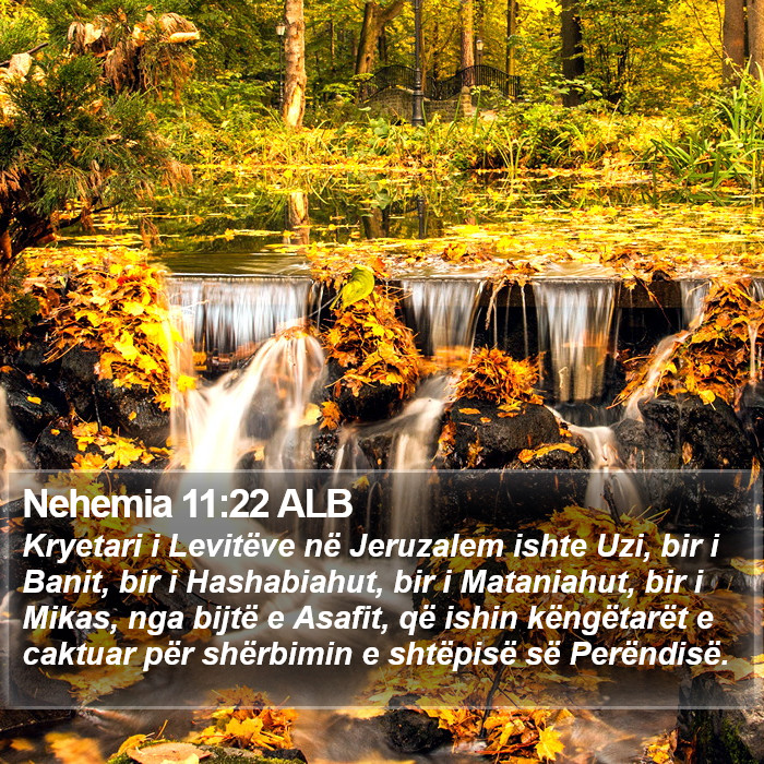 Nehemia 11:22 ALB Bible Study
