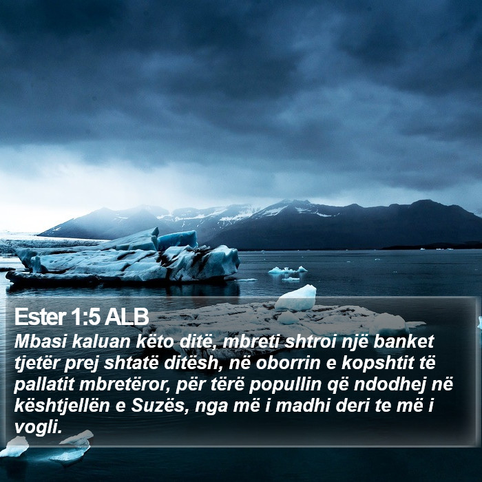 Ester 1:5 ALB Bible Study