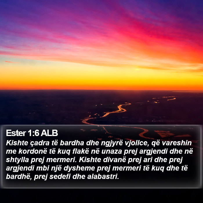 Ester 1:6 ALB Bible Study