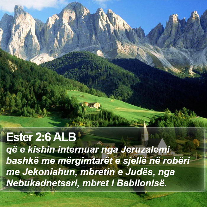 Ester 2:6 ALB Bible Study