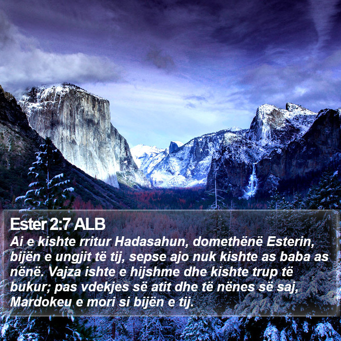 Ester 2:7 ALB Bible Study