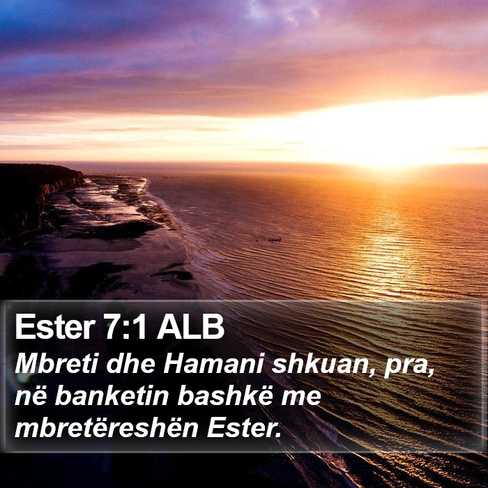 Ester 7:1 ALB Bible Study