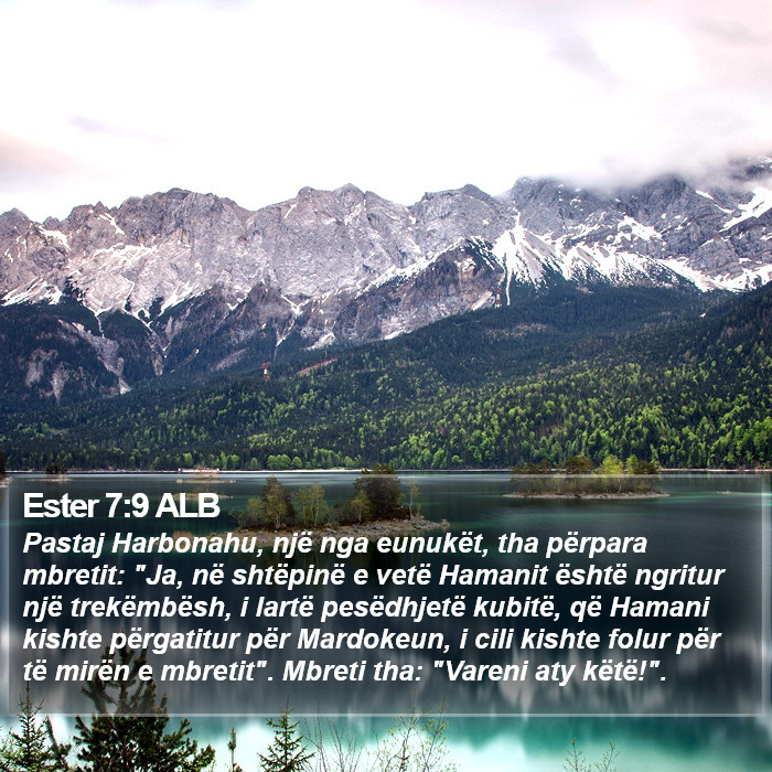 Ester 7:9 ALB Bible Study