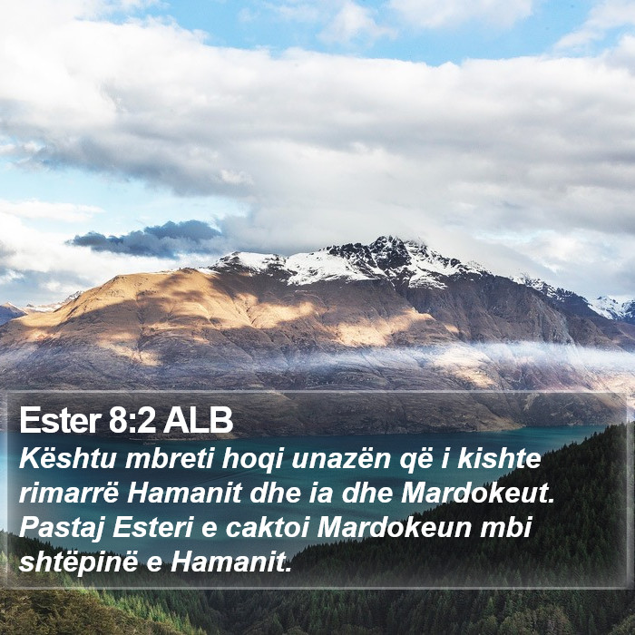 Ester 8:2 ALB Bible Study
