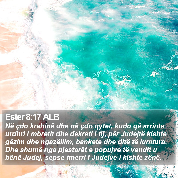 Ester 8:17 ALB Bible Study