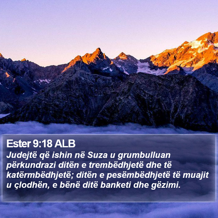 Ester 9:18 ALB Bible Study