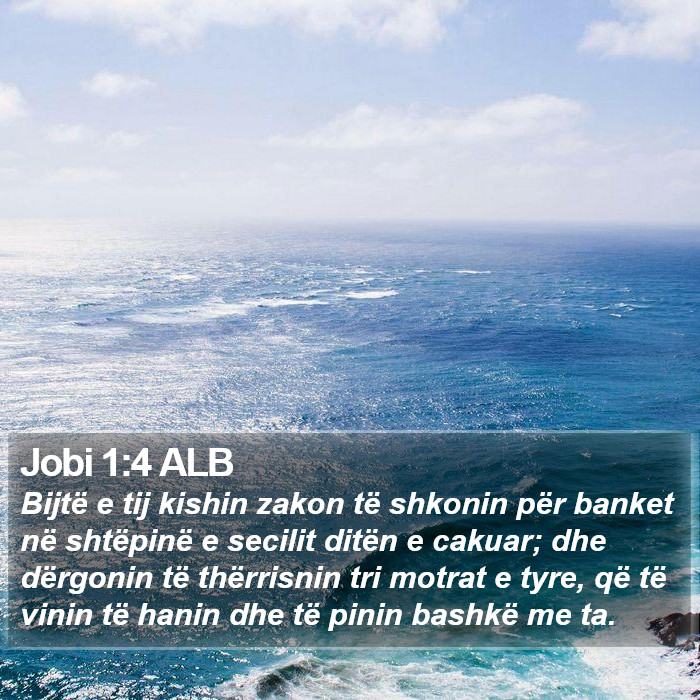 Jobi 1:4 ALB Bible Study