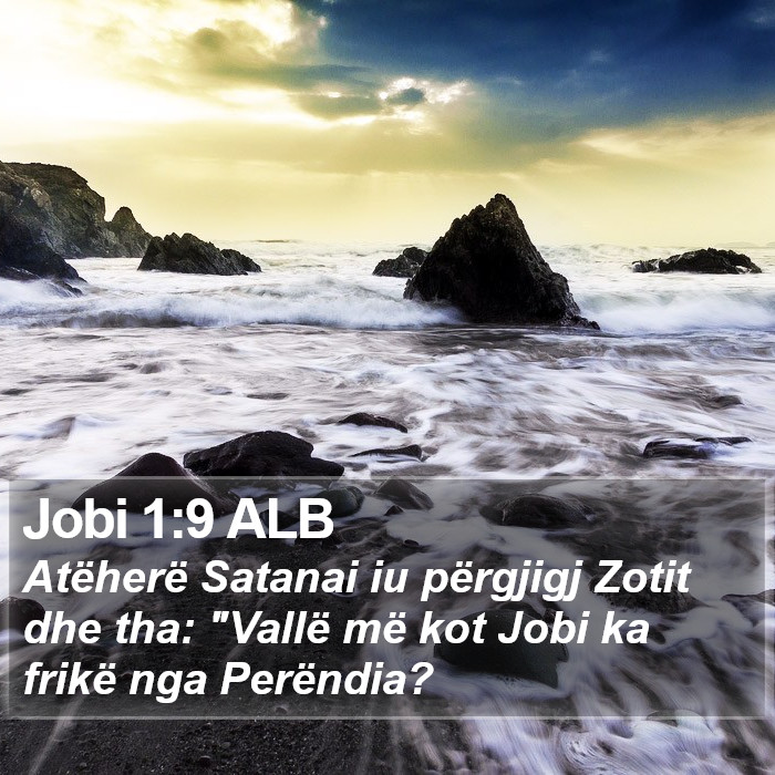 Jobi 1:9 ALB Bible Study