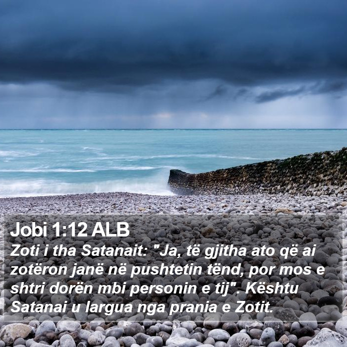 Jobi 1:12 ALB Bible Study