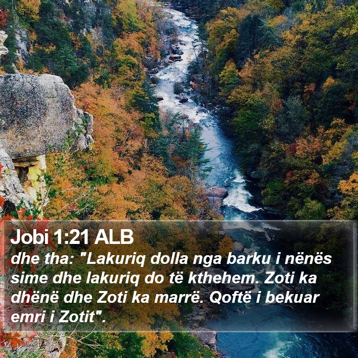 Jobi 1:21 ALB Bible Study