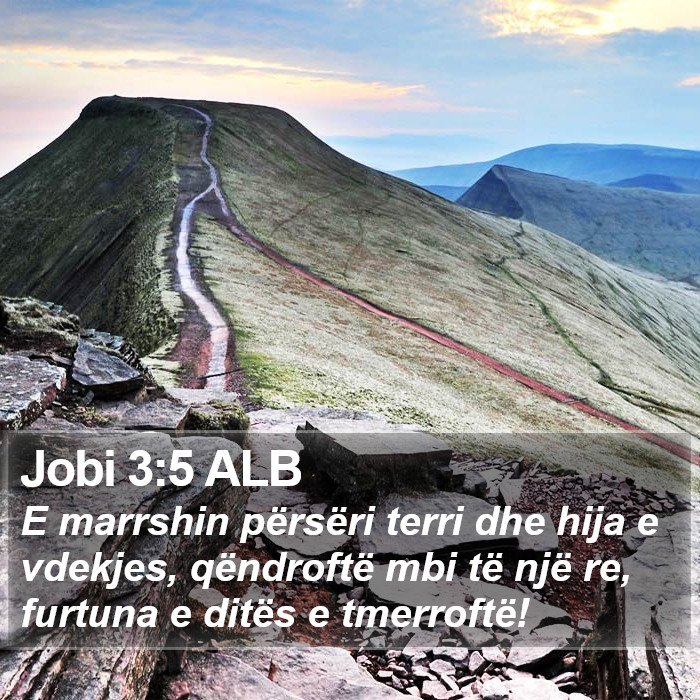 Jobi 3:5 ALB Bible Study