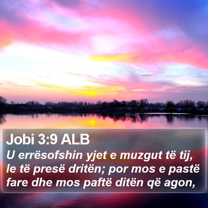 Jobi 3:9 ALB Bible Study